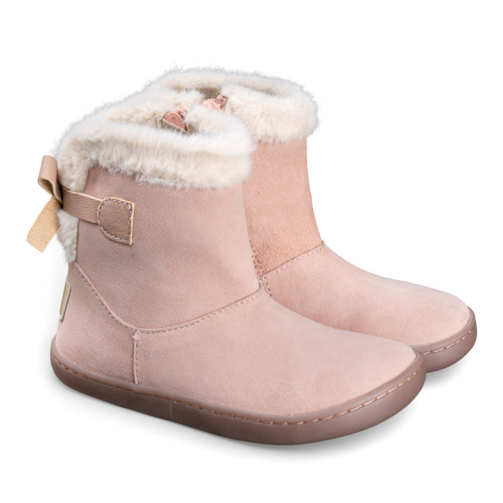 BOTÍN BAREFOOT CHETTO LAZO ROSA EMPOLVADO
