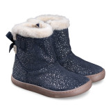 BOTÍN BAREFOOT CHETTO LAZO AZUL - PLATA