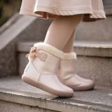 BOTÍN BAREFOOT CHETTO LAZO ROSA BRILLO