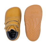 BOTA BAREFOOT DOBLE CIERRE PIEL CAMEL