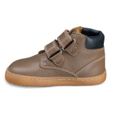 BOTA BAREFOOT DOBLE CIERRE PIEL TAUPE