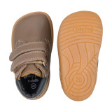 BOTA BAREFOOT DOBLE CIERRE PIEL TAUPE