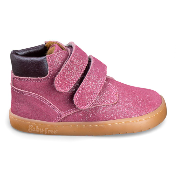 BOTA BAREFOOT DOBLE CIERRE PIEL BURDEOS