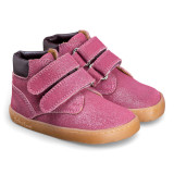 BOTA BAREFOOT DOBLE CIERRE PIEL BURDEOS