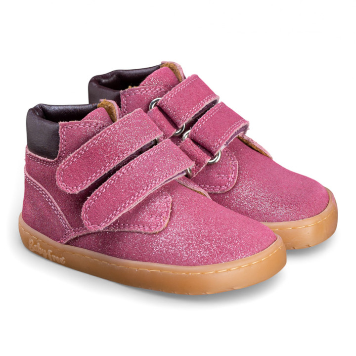 BOTA BAREFOOT DOBLE CIERRE PIEL BURDEOS