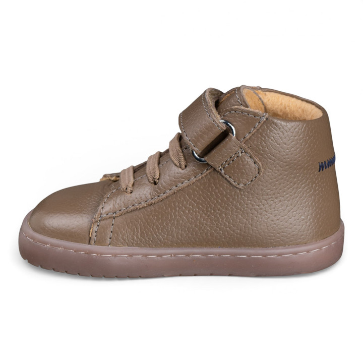 BOTA BAREFOOT ESTRELLA PIEL TAUPE