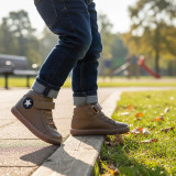 BOTA BAREFOOT ESTRELLA PIEL TAUPE
