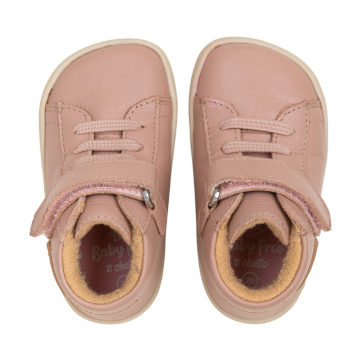 BOTA BAREFOOT ESTRELLA PIEL ROSA