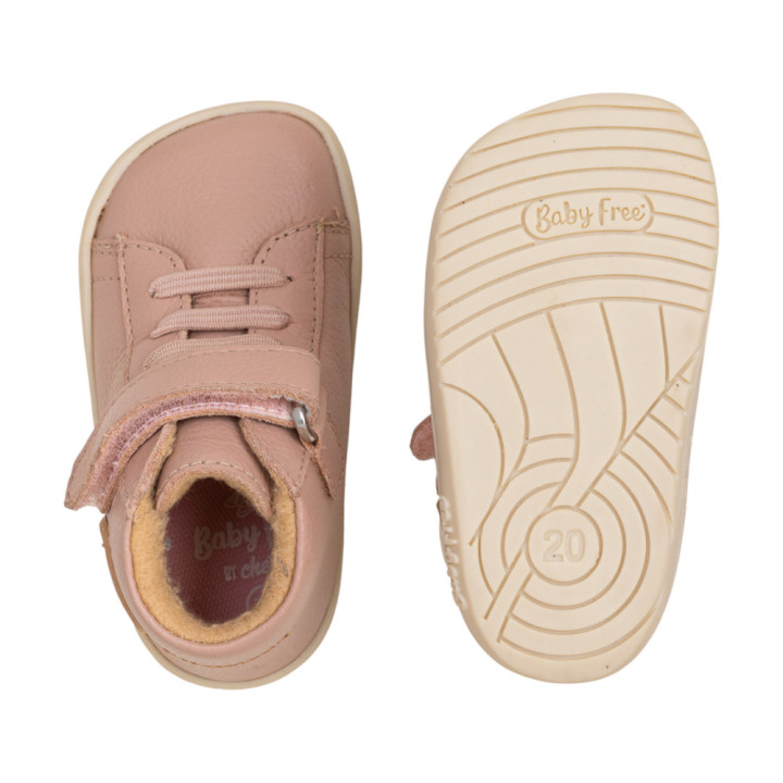 BOTA BAREFOOT ESTRELLA PIEL ROSA