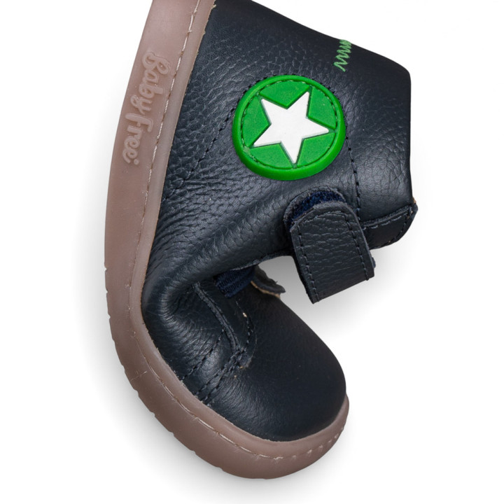 BOTA BAREFOOT ESTRELLA PIEL AZUL