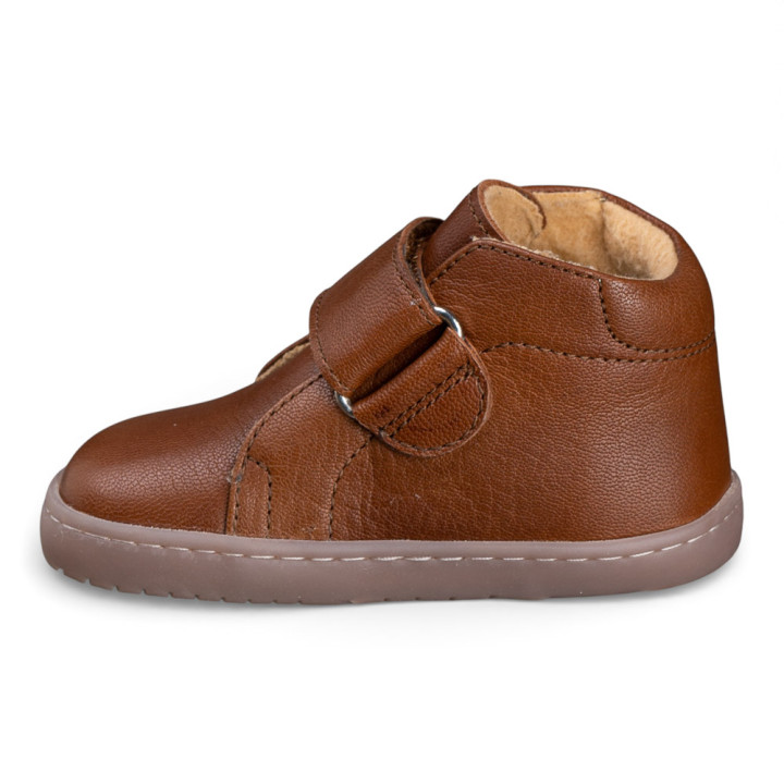 BOTA BAREFOOT PISACACAS PIEL MARRÓN