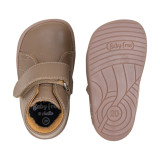 BOTA BAREFOOT PISACACAS PIEL TAUPE