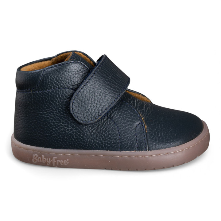BOTA BAREFOOT PISACACAS PIEL AZUL