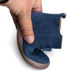BOTA BAREFOOT CON LAZO ANTE AZUL