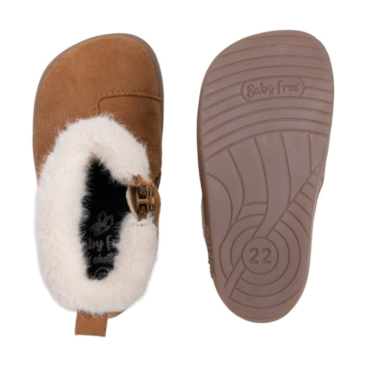 BOTA BAREFOOT CONEJITO ANTE CAMEL