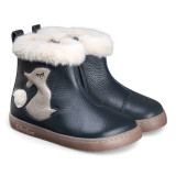 BOTA BAREFOOT CONEJITO PIEL AZUL