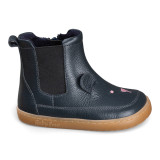 BOTAS BAREFOOT OSO OREJITAS PIEL AZUL