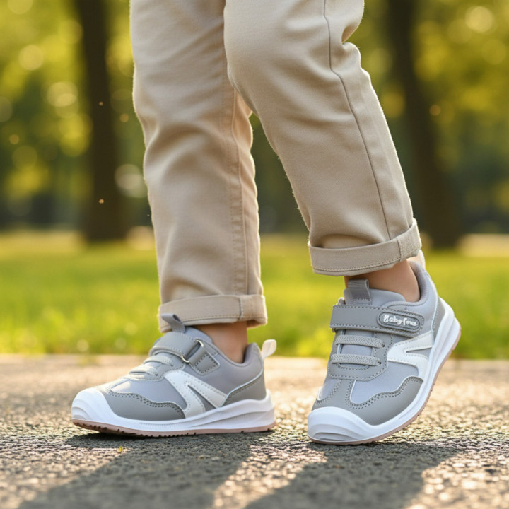 DEPORTIVAS BAREFOOT REPELENTES AL AGUA GRIS