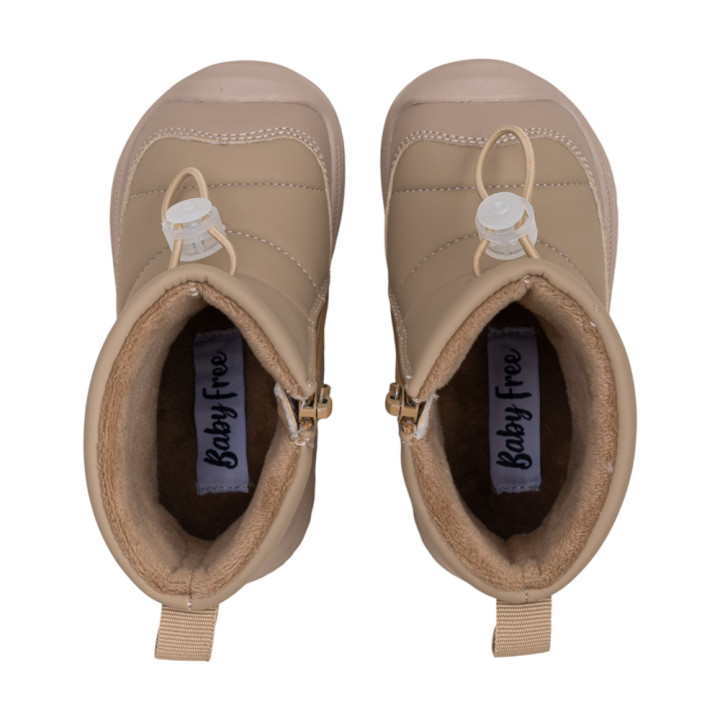 BOTINES BAREFOOT APRESQUÍ ACOLCHADOS BEIGE