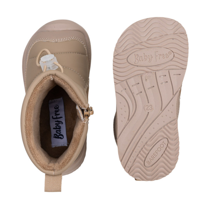 BOTINES BAREFOOT APRESQUÍ ACOLCHADOS BEIGE