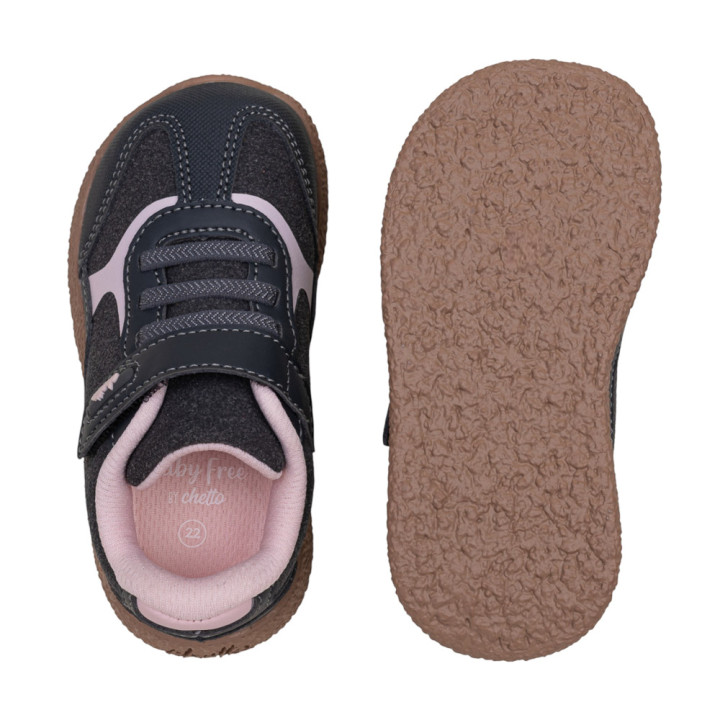 ZAPATILLAS BAREFOOT PUNTERA REFORZADA NEGRO