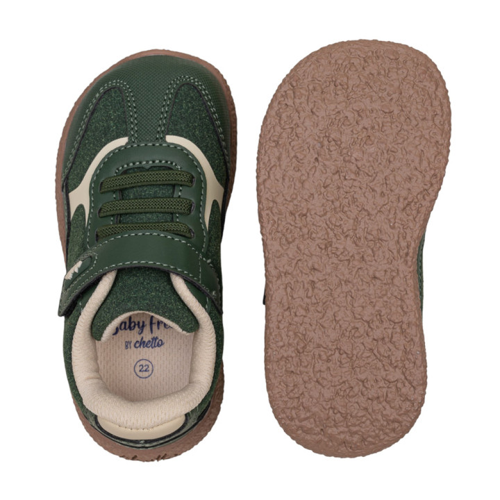 ZAPATILLAS BAREFOOT PUNTERA REFORZADA VERDE