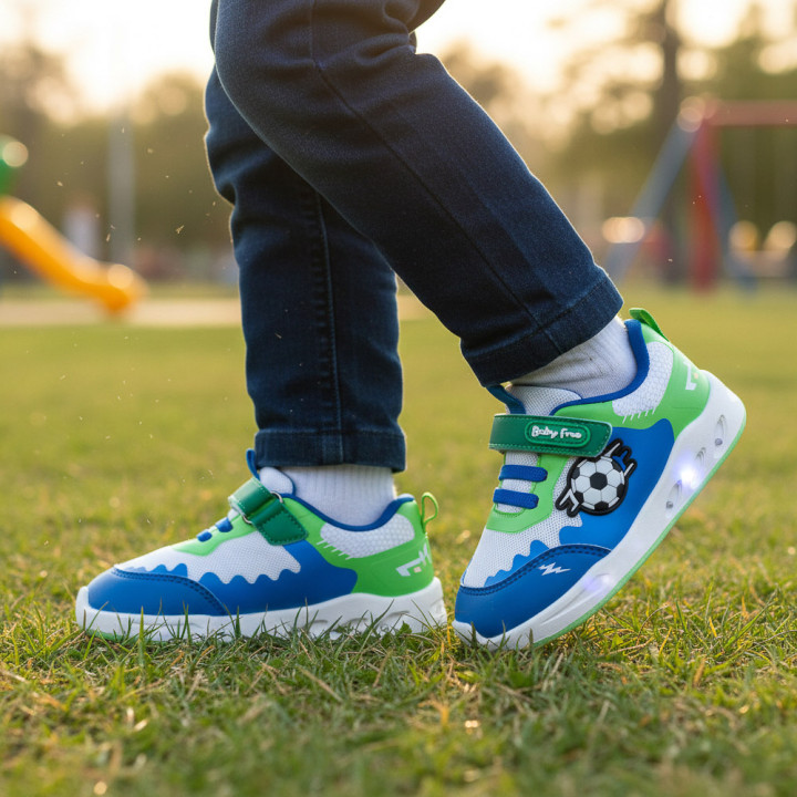 DEPORTIVAS BAREFOOT LUCES LED FÚTBOL