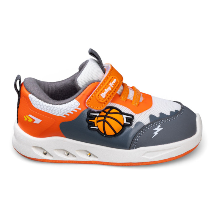 DEPORTIVAS BAREFOOT LUCES LED BASKET