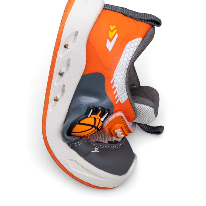 DEPORTIVAS BAREFOOT LUCES LED BASKET