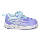 SNEAKERS BAREFOOT ESTRELLAS LUCES LED MORADO