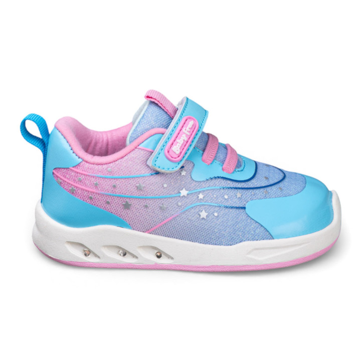 SNEAKERS BAREFOOT ESTRELLAS LUCES LED AZUL