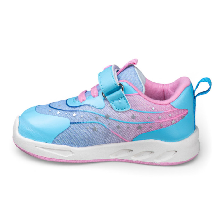 SNEAKERS BAREFOOT ESTRELLAS LUCES LED AZUL
