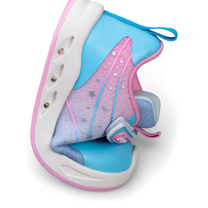 SNEAKERS BAREFOOT ESTRELLAS LUCES LED AZUL