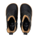 BOTINES BAREFOOT PICADOS PIEL NEGRO