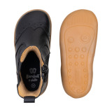 BOTINES BAREFOOT PICADOS PIEL NEGRO