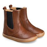 BOTINES BAREFOOT PICADOS PIEL MARRÓN