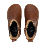 BOTINES BAREFOOT PICADOS PIEL MARRÓN