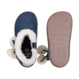 BOTAS BAREFOOT POMPONES WATERPROOF ANTE AZUL