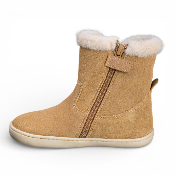 BOTAS BAREFOOT DE PELO IMPERMEABLES ANTE CAMEL