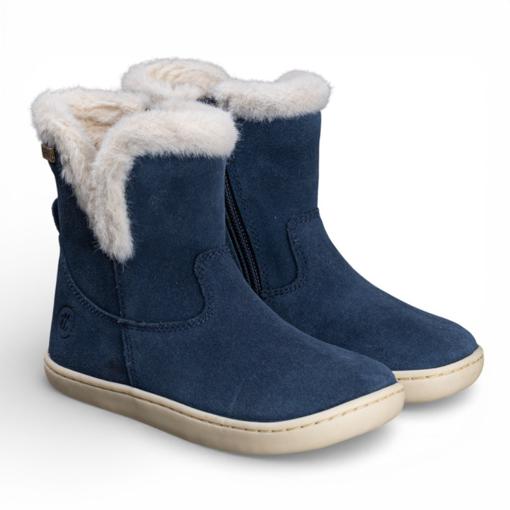 BOTAS BAREFOOT DE PELO IMPERMEABLES ANTE AZUL