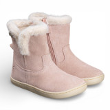 BOTAS BAREFOOT DE PELO IMPERMEABLES ANTE ROSA