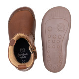 BOTAS BAREFOOT CONEJO OREJITAS PIEL MARRÓN
