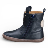 BOTAS BAREFOOT CONEJO OREJITAS PIEL AZUL