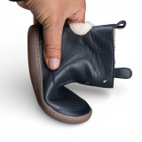 BOTAS BAREFOOT CONEJO OREJITAS PIEL AZUL