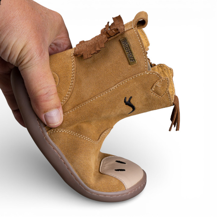 BOTAS BAREFOOT PONI IMPERMEABLES ANTE CAMEL