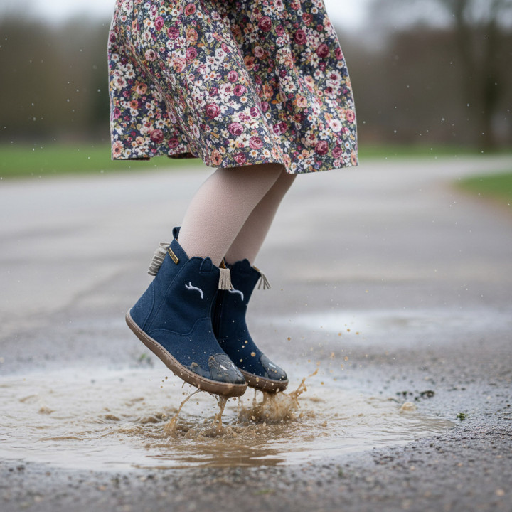 BOTAS BAREFOOT PONI IMPERMEABLES ANTE AZUL