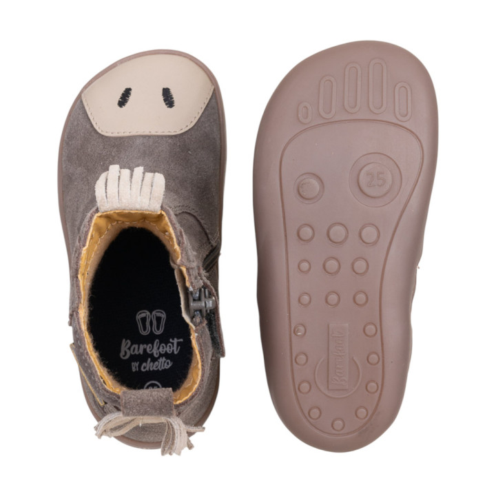 BOTAS BAREFOOT PONI IMPERMEABLES ANTE GRIS