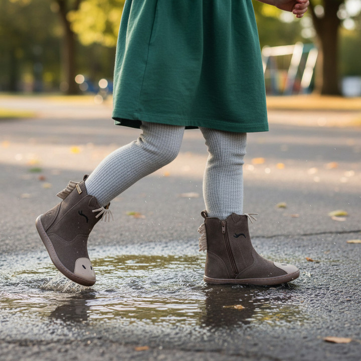 BOTAS BAREFOOT PONI IMPERMEABLES ANTE GRIS