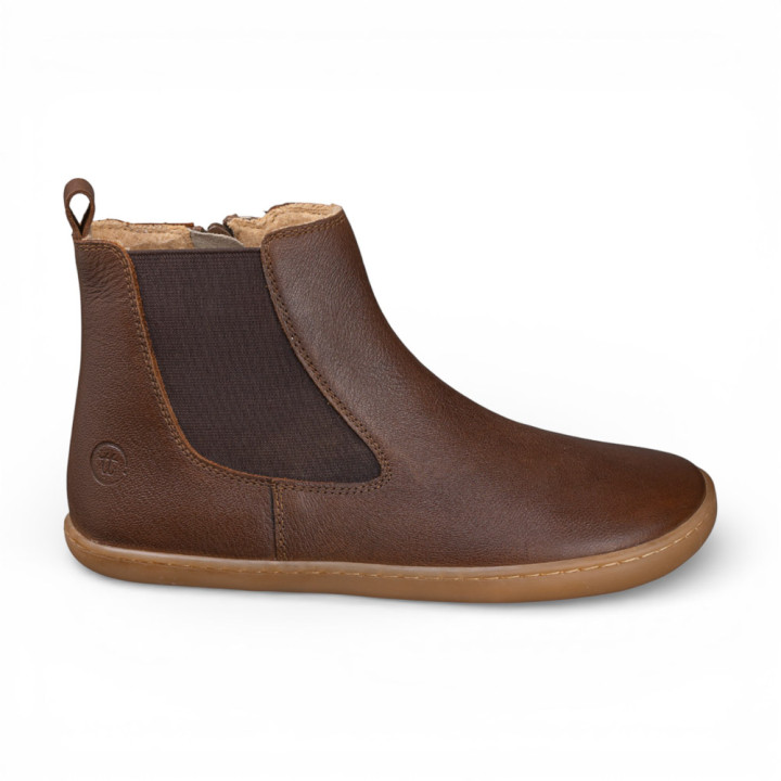 BOTINES CHELSEA BAREFOOT PIEL MARRÓN
