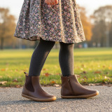 BOTINES CHELSEA BAREFOOT PIEL MARRÓN